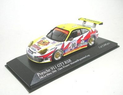 Porsche 911 GT3 RSR No.90 Class Winner LeMans 2004 (Maassen - Bergmeister - Long) 1:4