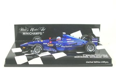 Prost Peugeot AP02 First F1 Test Barcelona December 1999 (Jenson Button) 1:43 Minicha