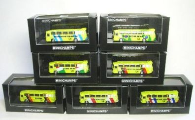 Set mit 7 Mercedes Fussball-team Bussen WM 1974