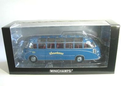 Setra S6 Bus Weserkrone - Karl Wahrenburg 1:43 (1 of 624 pcs) Minichamps