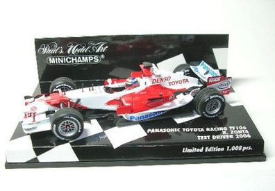 Toyota TF 106 R. Zonta Testdriver Formel 1 2006 1:43 Minichamps