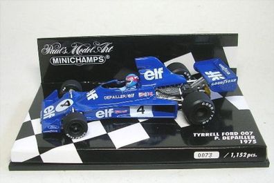 Tyrrell Ford 007 No.4 P. Depailler Formel 1 1975