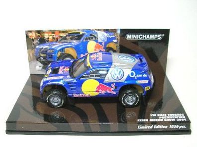 VW Race Touareg Presentation Essen Motor Show 2004 1:43 Minichamps