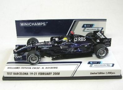 Williams Toyota FW 30 N. Rosberg Test Barcelona 2008
