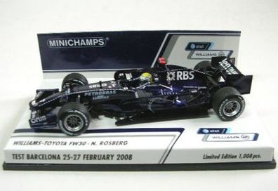 Williams-Toyota FW 30 No. 7 N. Rosberg Test Barcelona 2008