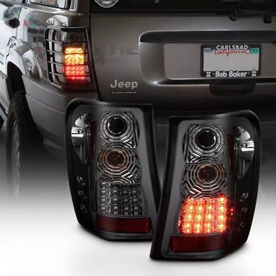 Jeep Grand Cherokee LED Rückleuchten smoke 99 - 04 SATZ gelb Blinker ! 2004 1999