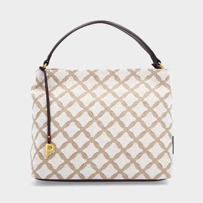 Picard Schultertasche cafe kombi Circulus 3324 creme Damen Handtasche Lederfrei