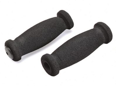Prophete 5560 Fahrrad Soft Griffe mit Lenkerstopfen - schwarz