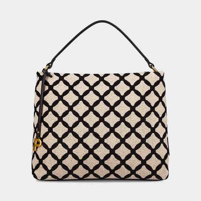 Picard Schultertasche schwarz kombi Circulus 3324 Damen Handtasche Lederfrei