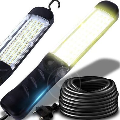 Handleuchte Handlampe Baulampe 1200 Lumen mit 8 m Kabel Arbeitsleuchte Retoo