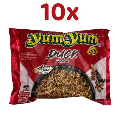 YumYum - Instatnudeln DUCK Flavour - Entengeschmack, 10x 60g