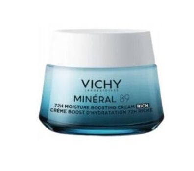 Vichy Mineral 89 Reichhaltige Gesichtscreme, Feuchtigkeitsspendend und Repariere