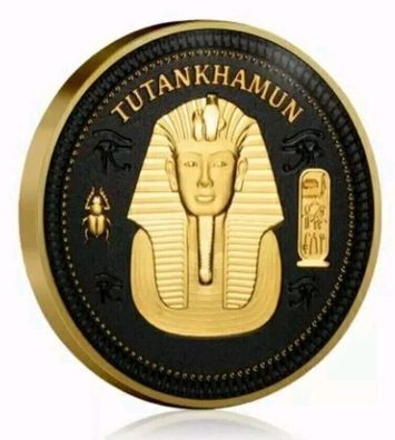 Ägyptische Pharao Medaille/Tutankhamun Medaille/zweifarbig(PM1309252)