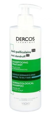 Vichy Dercos Anti-Schuppen Shampoo für fettiges Haar, 390 ml - Professionelle Ha