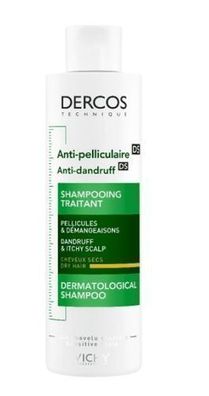 Vichy Dercos Anti-Schuppen Shampoo für trockenes Haar, 200 ml
