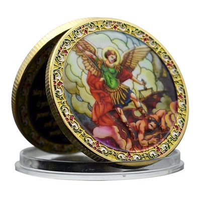 Erzengel Medaille/Saint Michael Medaille/Schutz Patron Saint Michael/ (Med130925)