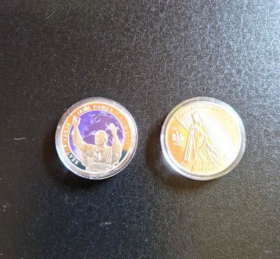 Papst Jan Pawel II /2011/ Religion Medaille, Neusilber(Med1309253)