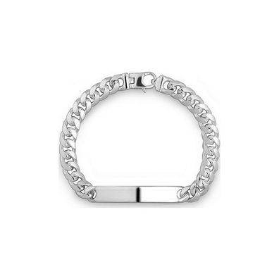 Quinn - Silberarmband mit Gravurplatte - 0281643