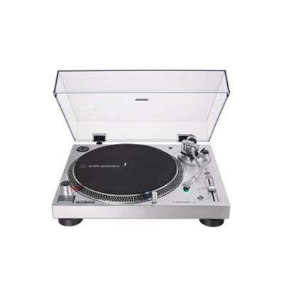 Audio-Technica AT-LP120X Audio-Plattenspieler mit Direktantrieb, Silber, Handbuch