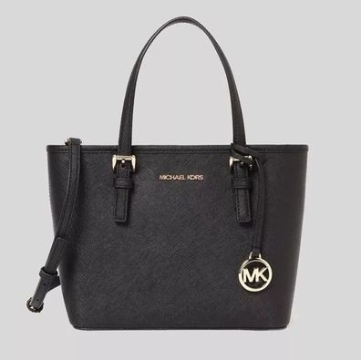 Michael Kors Jet Satz Reisen Extra klein 35T9GTVT0L Schwarz