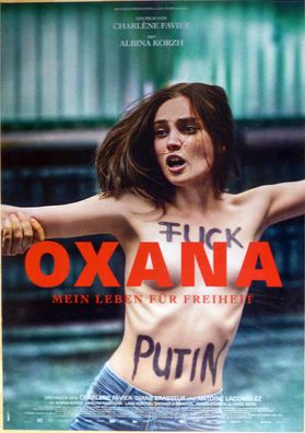 Oxana - Mein Leben für Freiheit - Original Kinoplakat A1 - Albina Korzh - Filmposter