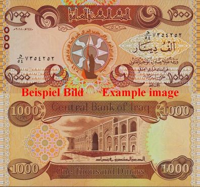 Irak 1000 Dinars 2018 Unc. P 104a #6200#