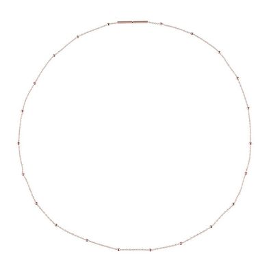 Ernstes Design Halskette AK38 Edelstahl, rosé vergoldet