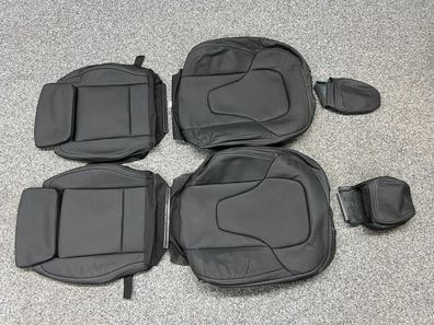 2 X Mercedes-Benz V-Klasse/Vito W447 Sitzbezug Komplett NAPPA-LEDER Schwarz NEU