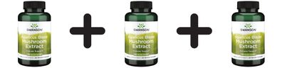 3 x Swanson Agaricus Blazei Mushroom Extract, 500mg - 90 vcaps