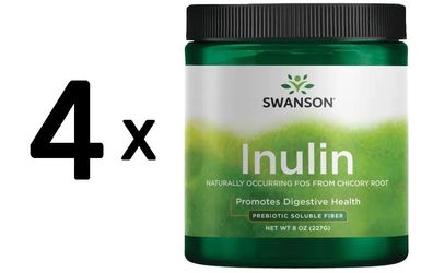 4 x Swanson Inulin Powder - 227g