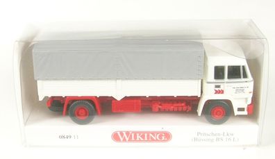 Büssing BS 16 L Pritschen-Lkw Gebr. Bruns (1971-1973) 1:87 Wiking