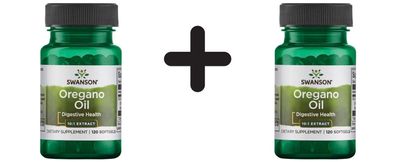2 x Swanson Oregano Oil 10:1 Extract, 150mg - 120 softgels