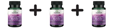 3 x Swanson Vegan Collagen Builder - 60 vcaps