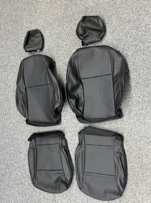 2 X Mercedes-Benz Vito W447 Sitzbezug Komplett Kunstleder Schwarz NEU