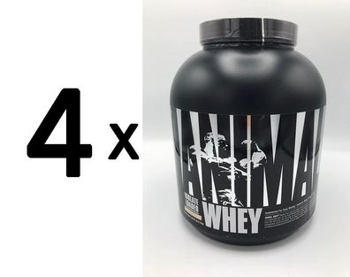 4 x Universal Nutrition Animal Whey, Cookies & Cream - 2270g