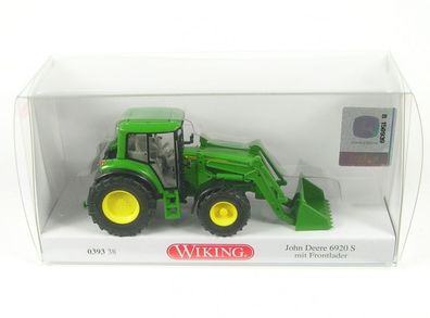 John Deere 6920 S mit Frontlader (grün) 1:87 Wiking