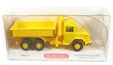 Magirus Deutz Schwerlastzugmaschine (verkehrsgelb) 1970-1974 1:87 Wiking