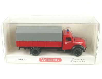 Magirus Pritschen-Lkw mit Plane - Feuerwehr