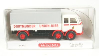 Mercedes-Benz LP 333 Pritschen-Lkw Dortmunder Union-Bier (1958-1961) 1:87 Wiking