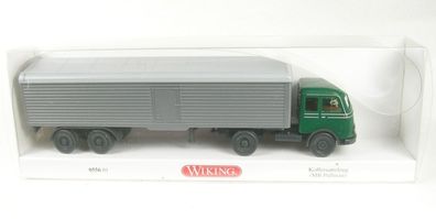Mercedes-Benz Pullman Koffersattelzug (moosgrün) 1955-1963 1:87 Wiking
