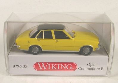 Opel Commodore B (verkehrsgelb) 1972-77 1:87 Wiking