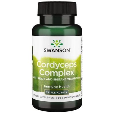 Cordyceps Complex with Reishi and Shiitake - 60 vcaps