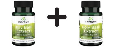 2 x Swanson Holy Basil Extract, 400mg - 60 vcaps