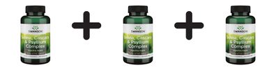 3 x Swanson Senna Psyllium Cascara Complex - 90 caps