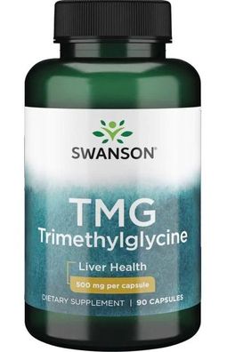 TMG (Trimethylglycine), 500mg - 90 caps