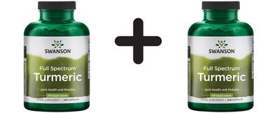 2 x Swanson Turmeric, 720mg - 240 caps