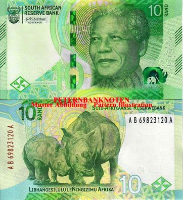 Südafrika / SOUTH AFRICA 10 Rand 2023 Unc P. 148 #6160#