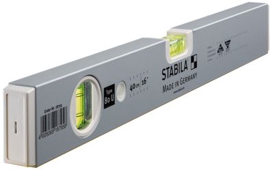 Stabila Wasserwaage 40 cm Type 80 U