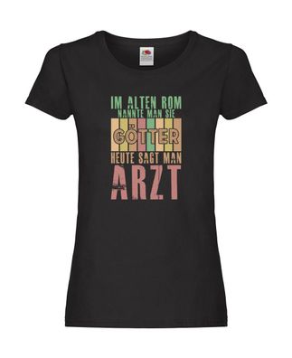 Im Alten Rom: Arzt | Medizin | Doktor | Facharzt Damen Shirt Schwarz