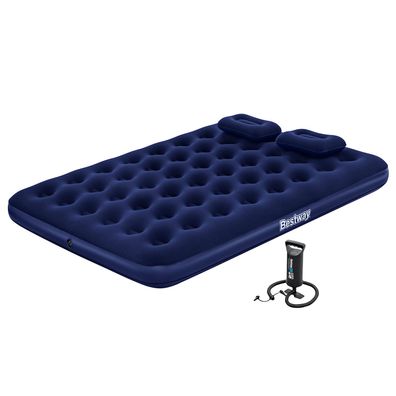 Doppelluftbett mit externer Handpumpe 203 x 152 x 22 cm
